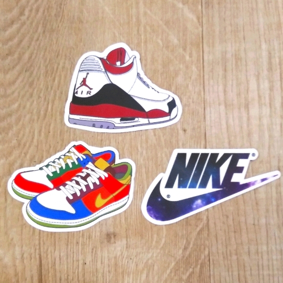 4/$12 Nike Stickers - Picture 1 of 1